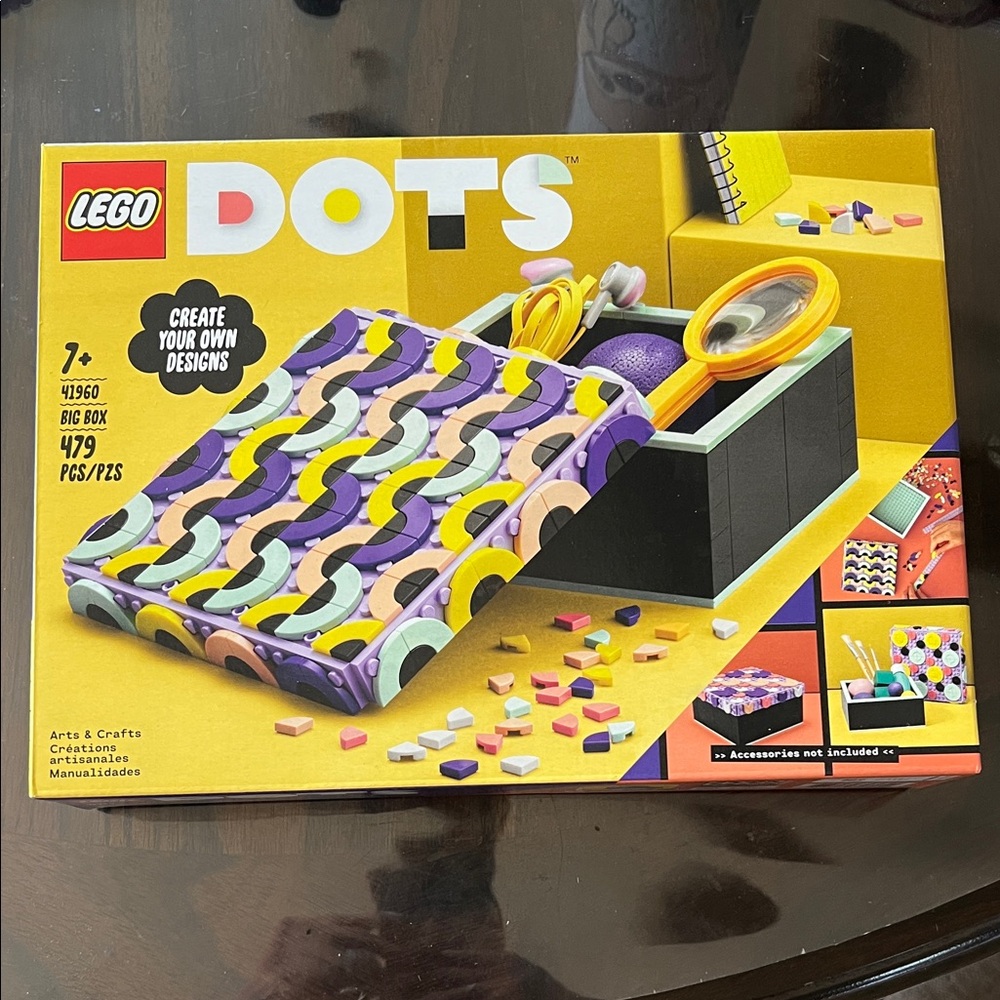 LEGO DOTS Big Box Craft Box - Yellow, Purple, Black, Green, Pink